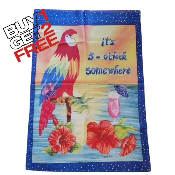 Unbranded Other - It's 5 O'clock Somewhere‎ Large Garden Flag